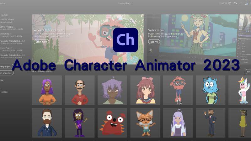 Download and install Adobe Character Animator 2023 for free, following the full installation instructions.